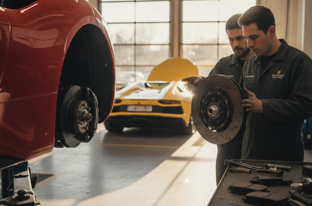 Why Are My Ferrari or Lamborghini Brakes Fading? What Roswell Supercar Owners Should Know