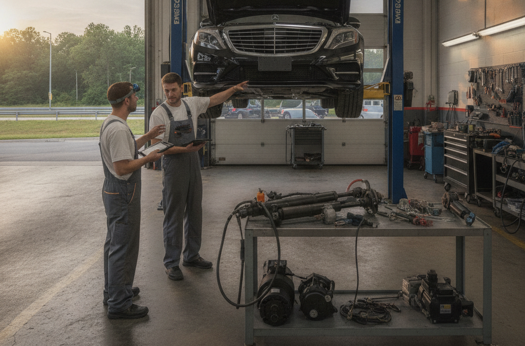 Why Is My Mercedes-Benz Suspension Riding Rough? What Roswell and Alpharetta Owners Should Know