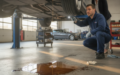 Why Is My BMW or Mercedes Leaking Brake Fluid? What Sandy Springs and North Fulton Owners Should Know
