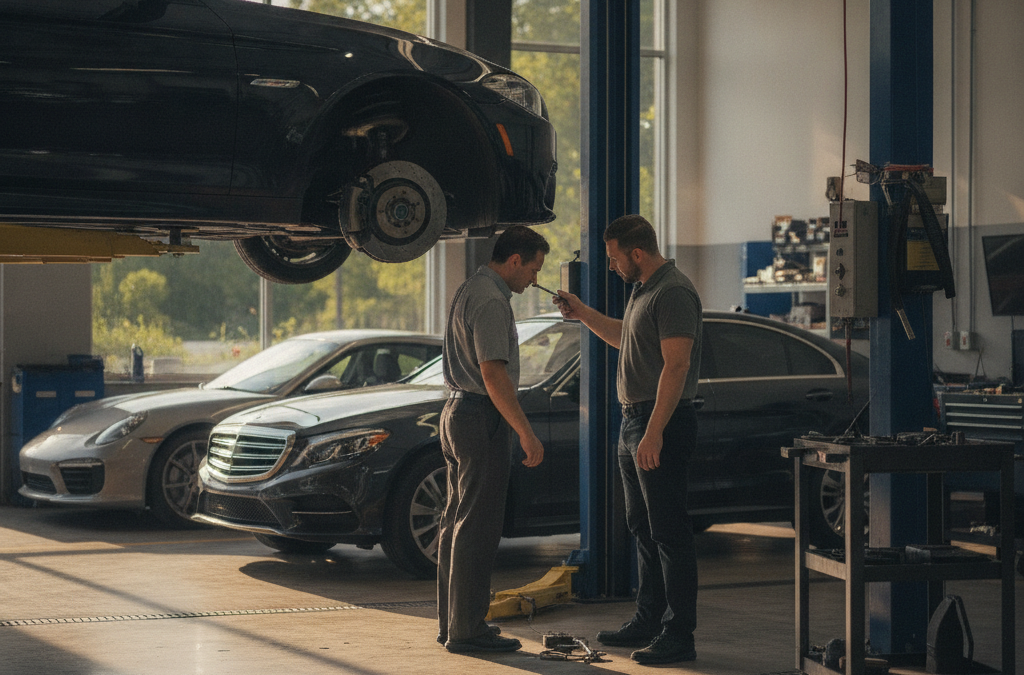 Why Is My BMW or Mercedes Vibrating at Highway Speed? What Johns Creek Owners Should Know About Wheel Balancing and Suspension