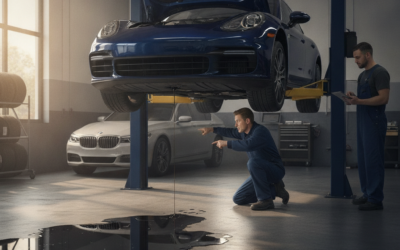 Why Is My Porsche Panamera or BMW 7 Series Leaking Oil? What Roswell Owners Should Know