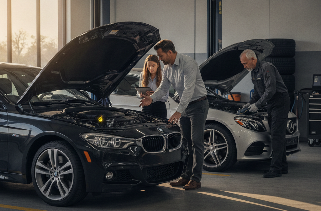 Why Is My BMW or Mercedes Check Engine Light On After a Tune-Up? What Dunwoody Owners Should Know