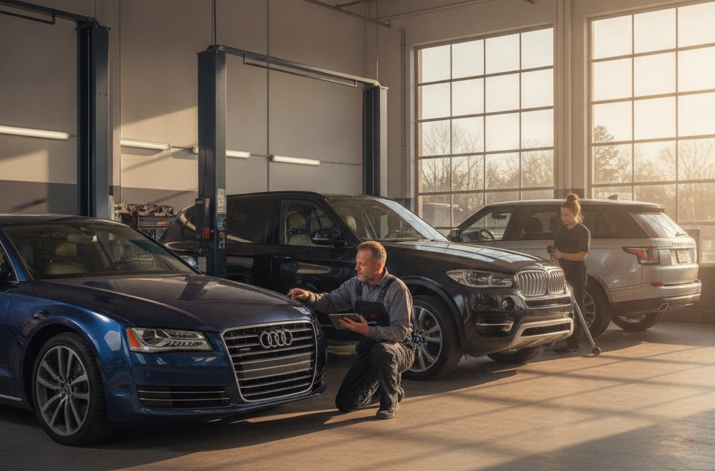 Why Is My Audi or BMW’s Air Suspension Sagging Overnight? What Roswell Owners Should Know About Pneumatic Suspension Failure