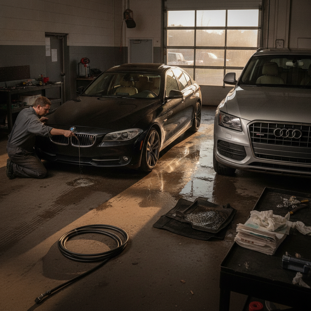 bmw-audi-sunroof-drain-clog-water-leak-alpharetta