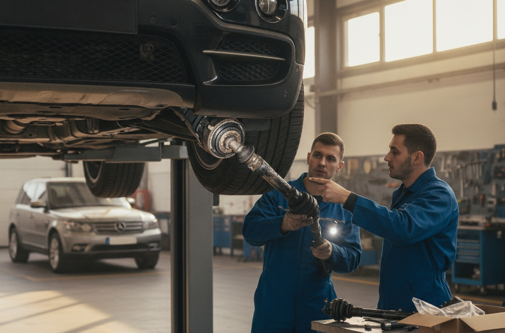 Why Is My BMW or Land Rover’s Driveshaft Vibrating at Speed? What Roswell Owners Should Know About Driveshaft and CV Joint Failure