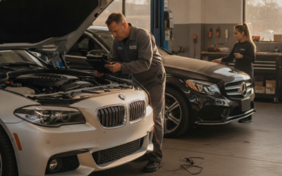 Home 64 Why Is My BMW or Mercedes Headlight Flickering or Going Dark? What Roswell Owners Should Know About HID, LED, and Adaptive Headlight Failure