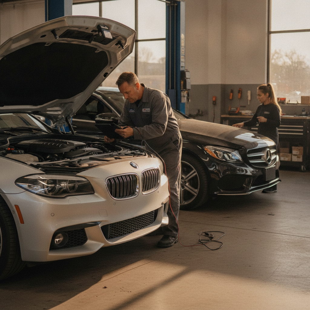 bmw-mercedes-headlight-flickering-hid-led-adaptive-failure-roswell