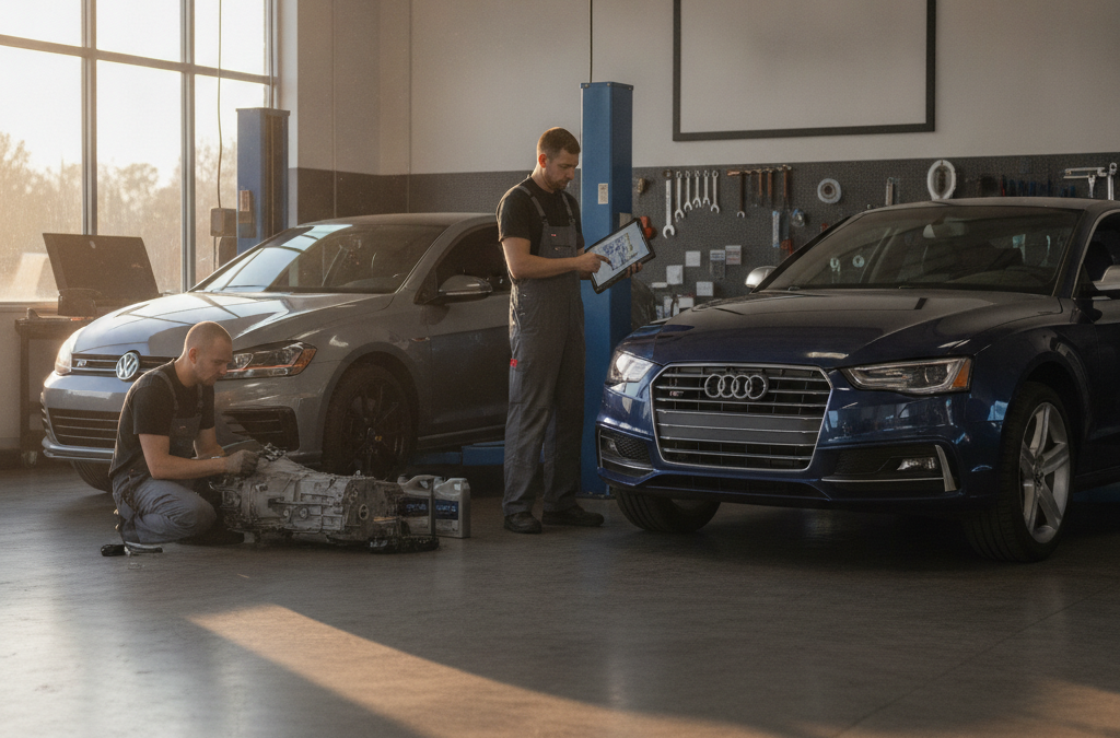 Why Is My Volkswagen or Audi’s DSG Clutch Pack Shuddering at Low Speed? What Roswell Owners Should Know About Dual-Clutch Transmission Service