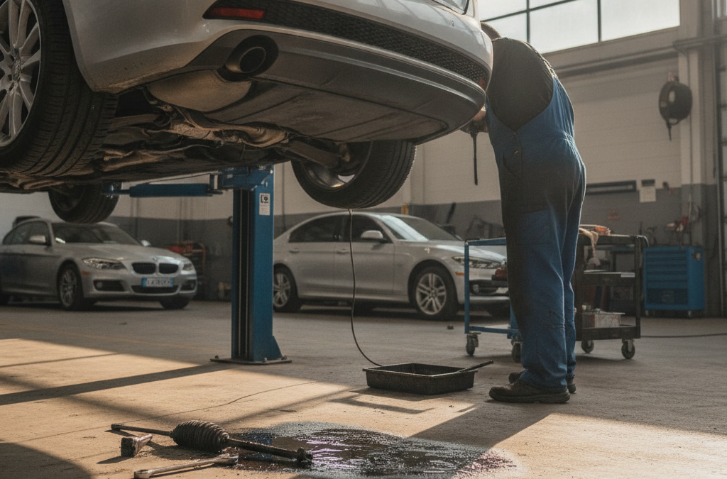 Why Is My Audi or BMW’s Steering Rack Leaking Power Steering Fluid? What Johns Creek and Alpharetta Owners Should Know About Rack and Pinion Failure