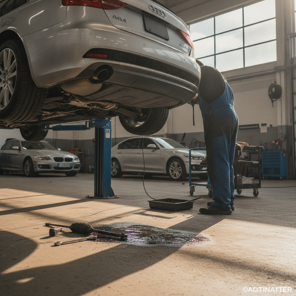 audi-bmw-steering-rack-leaking-power-steering-fluid-johns-creek-alpharetta