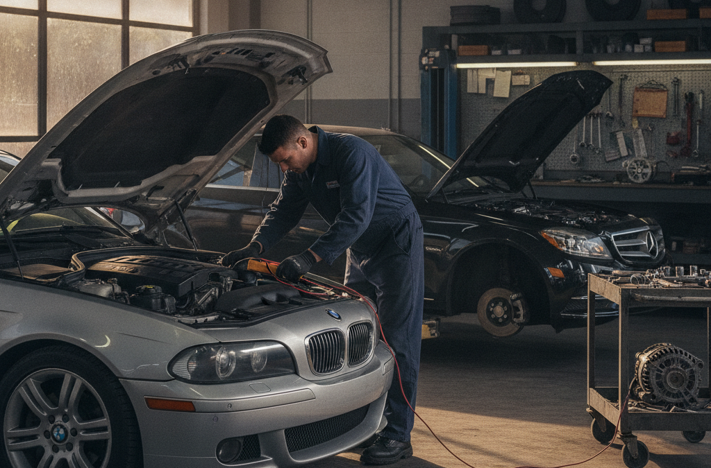 Why Is My BMW or Mercedes Alternator Failing and Draining the Battery? What Roswell Owners Should Know About European Charging System Failure