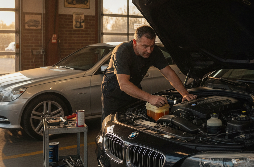 Why Is My BMW or Mercedes Power Steering Making a Whining Noise? What Roswell Owners Should Know About Electric and Hydraulic Power Steering Failure