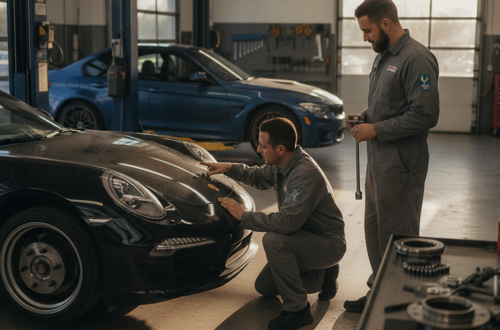 Why Is My Porsche or BMW’s Wheel Bearing Humming and Getting Worse at Highway Speed? What Roswell Owners Should Know About European Wheel Bearing Failure